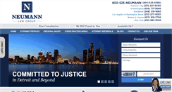 Desktop Screenshot of neumannlawgroup.com
